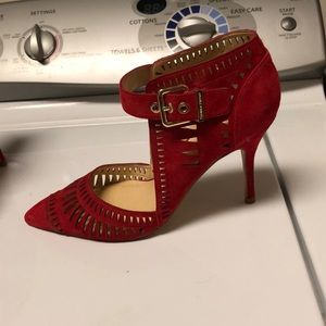 Gently used ivanka trump red heels.